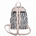 Городской рюкзак Ors Oro DS-0048 /1 black/white zebra