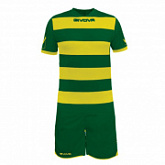 Футбольная форма Givova Rugby KITC42B green/yellow