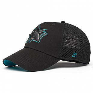 Бейсболка Atributika&Club NHL San Jose Sharks 31165 black