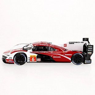 Машинка Bburago 1:24 Porsche 963 (2024) (18-28042) #6 Qatar Race