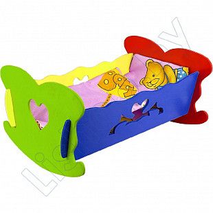 Кроватка для кукол Stantom 33 см (006327) pink №2