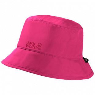 Шляпа летняя детская Jack Wolfskin Supplex Safari Hat Kids pink peony