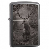 Зажигалка Zippo Deer Design 49059 black ice