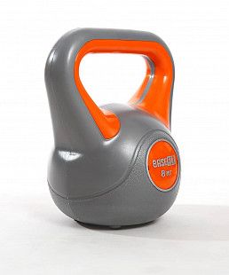 Гиря пластиковая Basefit DB-503 8 кг grey/orange