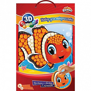 Набор для детского творчества Dalis Мозаика из пластилина Рыбка-клоун MC-308