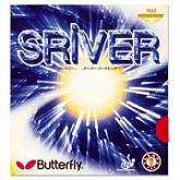 На картинке изображен Накладка для ракеток Butterfly Sriver L red Накладка для ракеток Butterfly Sriver L red