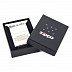 Зажигалка Zippo 200 Logo Script Brushed Chrome