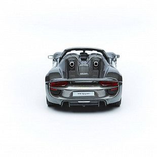 Коллекционная машина Bburago 1:24 Porsche 918 Spyder (18-21076) gray