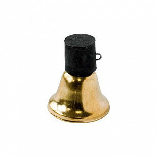 Колокольчик золотой средний с резиновым креплением BELL-G-8103845P-F