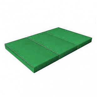 Мат гимнастический складной 1х1,5х0,1 м green