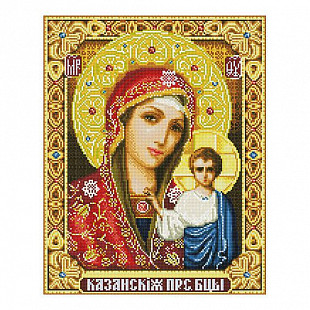 Алмазная живопись Picasso "Икона Казанской Божией Матери" PD4050027