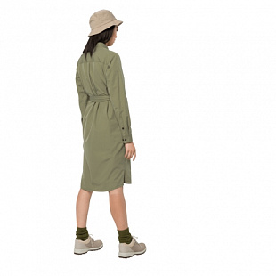 Платье женское Jack Wolfskin Lakeside Dress khaki