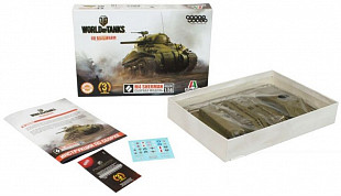 Настольная игра Hobby World World of Tanks Масштабная модель 1:56 M4 Sherman Italeri 2-е русское издание 1737
