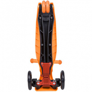 Самокат-кикборд Novatrack RainBow Подростковый Складной Orange 120F.RAINBOW.OR8