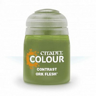 Краска для миниатюр Games Workshop Warhammer Contrast: Ork Flesh 18ML 29-22