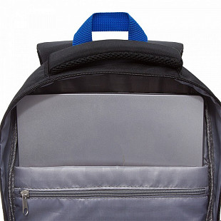 Рюкзак школьный GRIZZLY RB-152-1 /2 black/blue