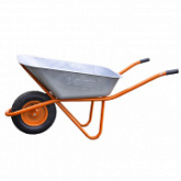 Тачка строительная Skiper 130 л 1 пневмоколесо ось 20/110 мм