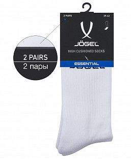 Носки высокие Jogel ESSENTIAL High Cushioned Socks JE4SO-0421 2 пары white