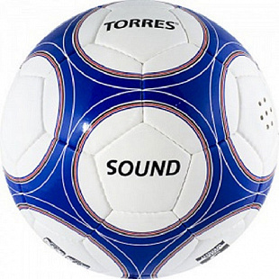 Мяч футбольный Torres Sound 5р F30255 White/Blue/Black
