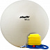 Мяч гимнастический, для фитнеса (фитбол) с насосом Starfit GB-102 55 см white, антивзрыв