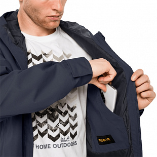 Куртка мужская Jack Wolfskin Caledon Jacket M night blue