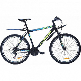 Велосипед Favorit Master V 26" (2019) Black/Blue/Yellow