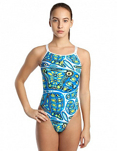 Купальник спортивный женский Mad Wave Molecular blue