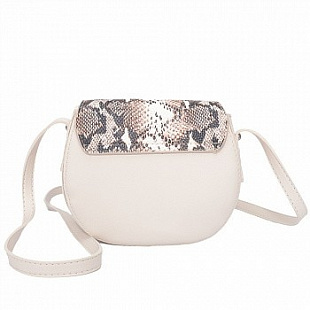 Сумка городская Ors Oro CS-0025 /2 brown/beige snake