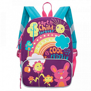 Рюкзак детский GRIZZLY RS-899-2 /1 purple/turquoise