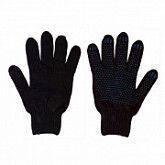 Перчатки х/б с ПВХ 7,5класс black 