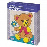 Песочная фреска Десятое Королевство Милый мишка 02605
