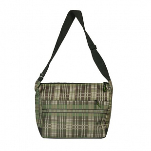 Сумка молодежная GRIZZLY MM-600-2 black/green square