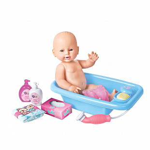 Кукла Baellar с горшком и памперсом, набор купание 5999 blue