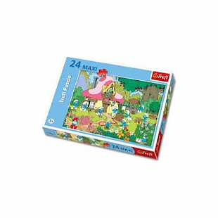 Пазл Смурфики Работающие Смурфики 14119