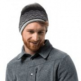 Шапка мужская Jack Wolfskin Nordic Shadow Cap ebony