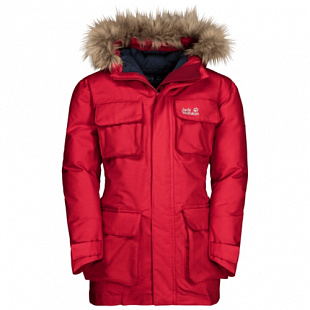 Куртка детская Jack Wolfskin Ice Explorer Jacket Kids red lacquer