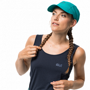 Кепка Jack Wolfskin Terra Trail Cap aquamarine 1907591-1105