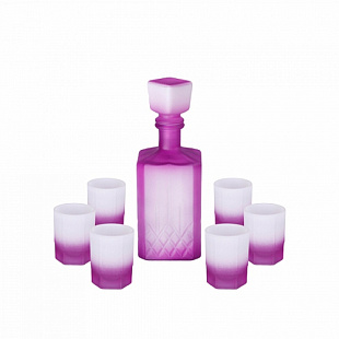 Набор для вина Декостек Мера 7 предметов purple