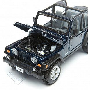 Машинка Maisto 1:27 Jeep Wrangler Rubicon (31245) blue