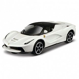 Коллекционная машина Bburago 1:64 Ferrari LaFerrari (18-56100) white