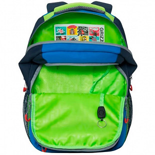 Городской рюкзак GRIZZLY RU-922-3 /3 blue/light green