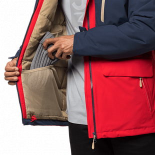 Куртка мужская Jack Wolfskin 365 Millennial Parka M night blue peak red