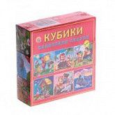 Кубики пластиковые Коллекция сказок 9 шт К09-8150