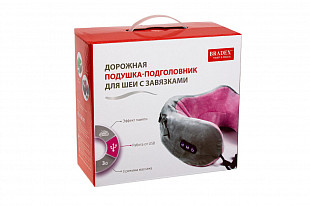 Дорожная подушка Bradex KZ 0559 grey/pink