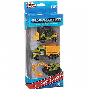 Инерционные машины Play Smart металлические набор Фермер 6389-2