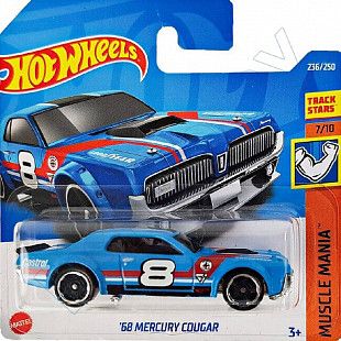 Машинка Hot Wheels Базовой коллекции '68 Mercury Cougar 236/250 (5785 HCV59) mainline 2022