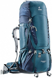 Рюкзак туристический, альпинистский Deuter Aircontact 75+10L arctic-navy