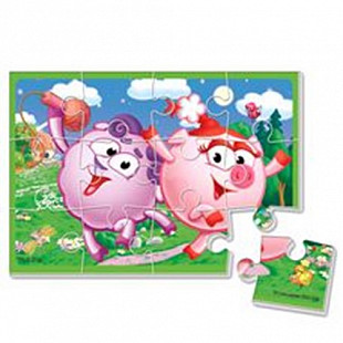 Мягкие пазлы А5 Vladi Toys Смешарики VT1103-64