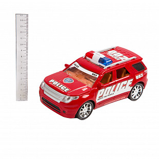 Инерционная машина YAKO police из серии "На земле, В небе, На море" M9534 red