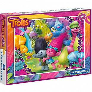 Мозаика Clementoni Тролли 60 шт